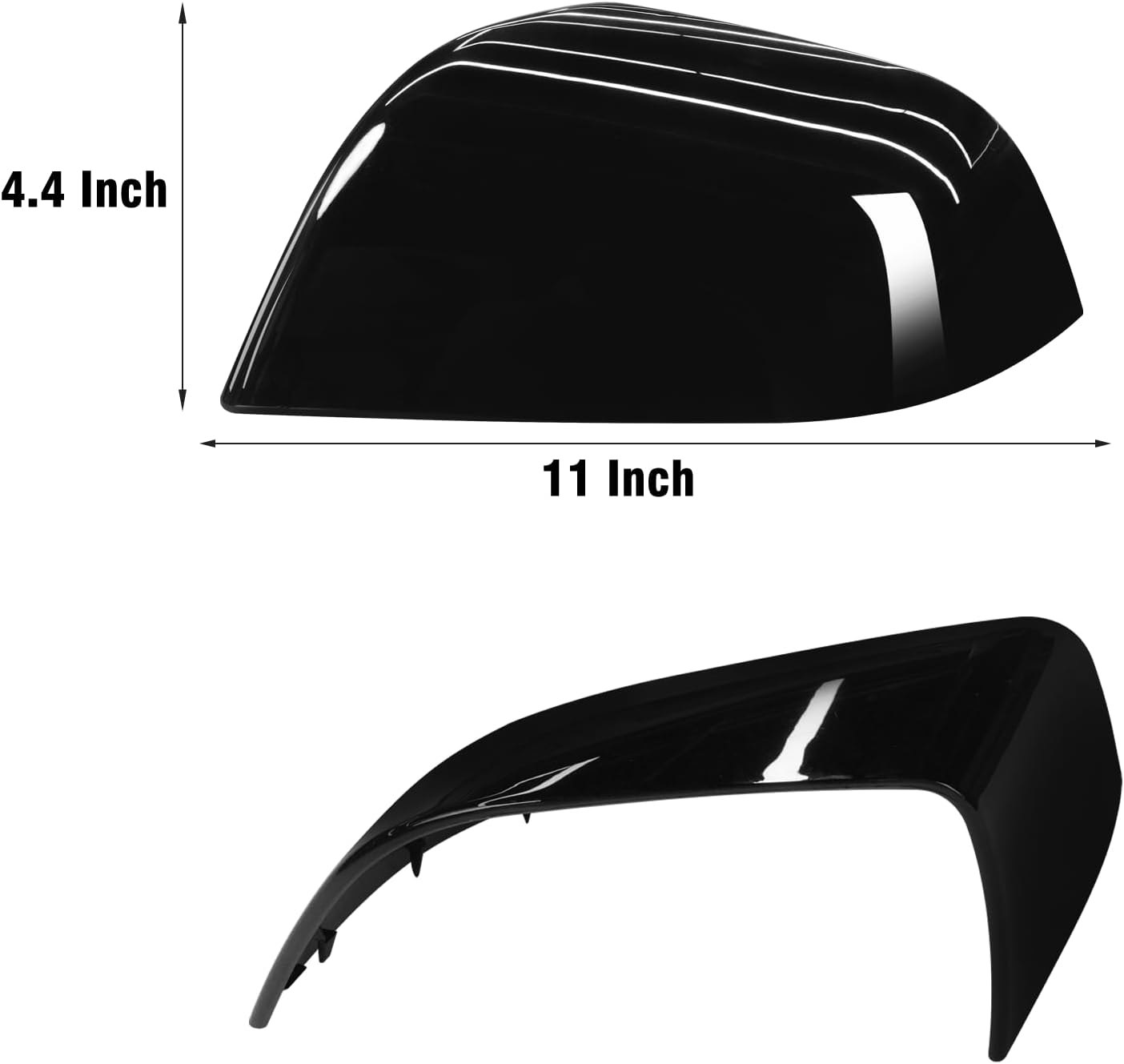 Compatible with Tesla Model 3 Left Driver Side Mirror Cap Cover 2017 2018 2019 2020 2021 2022 2023 2024 2025,Side View Mirror Cover Replacement for Model 3, Glossy Black