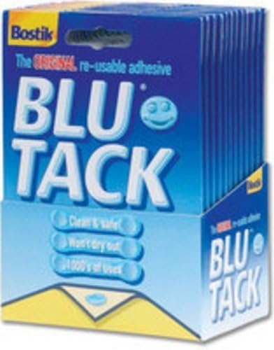 Bostikltd 801103 - Bostik Blu Tack Mastic Adhesive Handy Pack 60g PK12