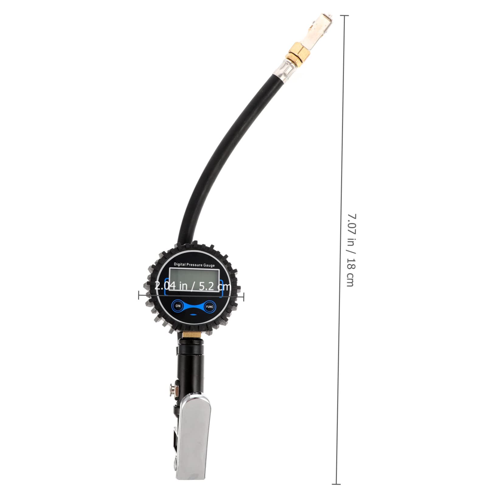 Manomètre Numérique de Gonflage Pneus Voiture, Grand Écran Lcd