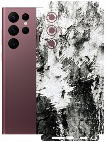 Image of AtOdds - Full Body Back Screen Guard Protector Film - Lamination Wrap Skin Sticker Compatible with Samsung Galaxy S22 Ultra | Scratchproof Matte Finish (Messed)
