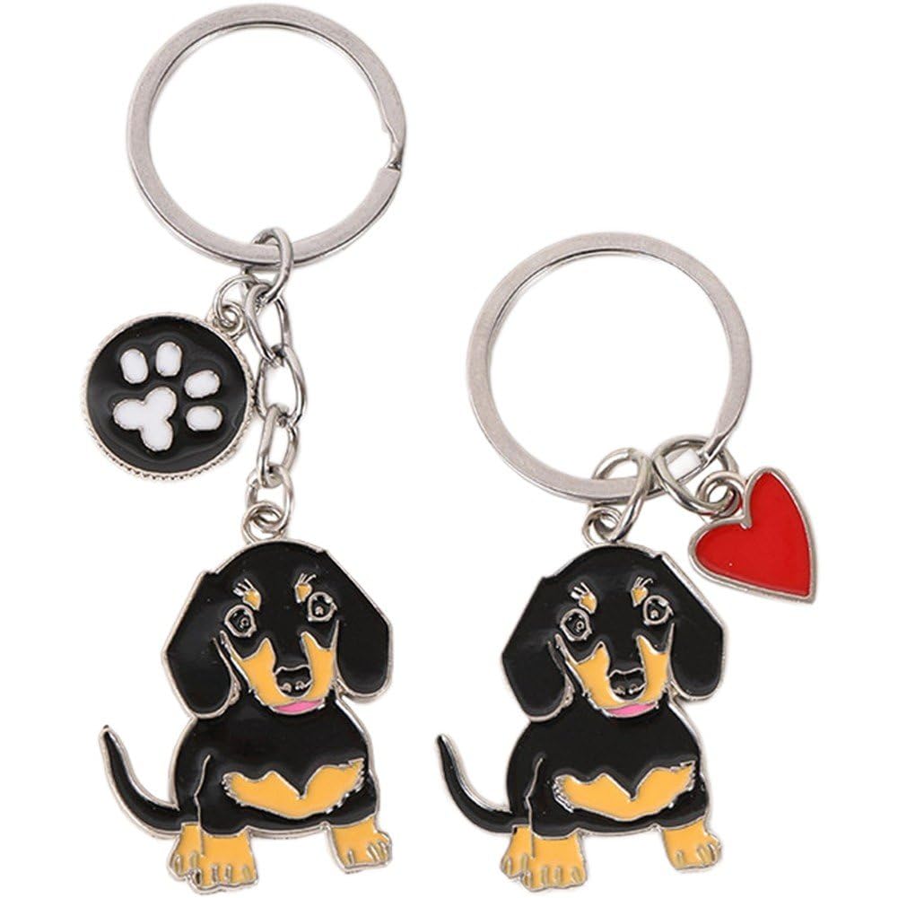 ティファニー　キーホルダー 　チャーム　ダックスフンド　ドッグ　犬 ダックスフンド ダックス 犬 ミニチュアダックスフンド キーホルダー