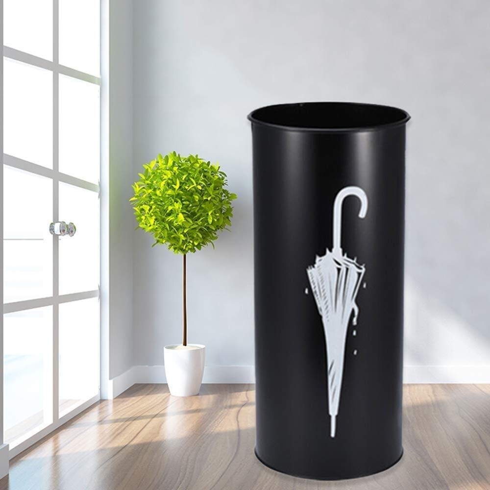 Porte-parapluie support de rangement CHEWYNP en métal forgé au design épuré
