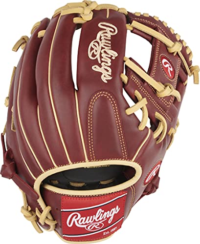 Rawlings Sandlot Series Leather Conventional Back Gloves, 11-1/2", Right Hand Throw #TOP3
