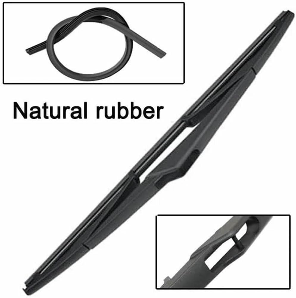 ZHUNDU Braccio tergicristallo per Auto per V50 2004-2012 Kit Set Braccio e Spazzola tergicristallo Posteriore Parabrezza Parabrezza Tergicristallo lunotto Posteriore 12'' Spazzola tergicristallo