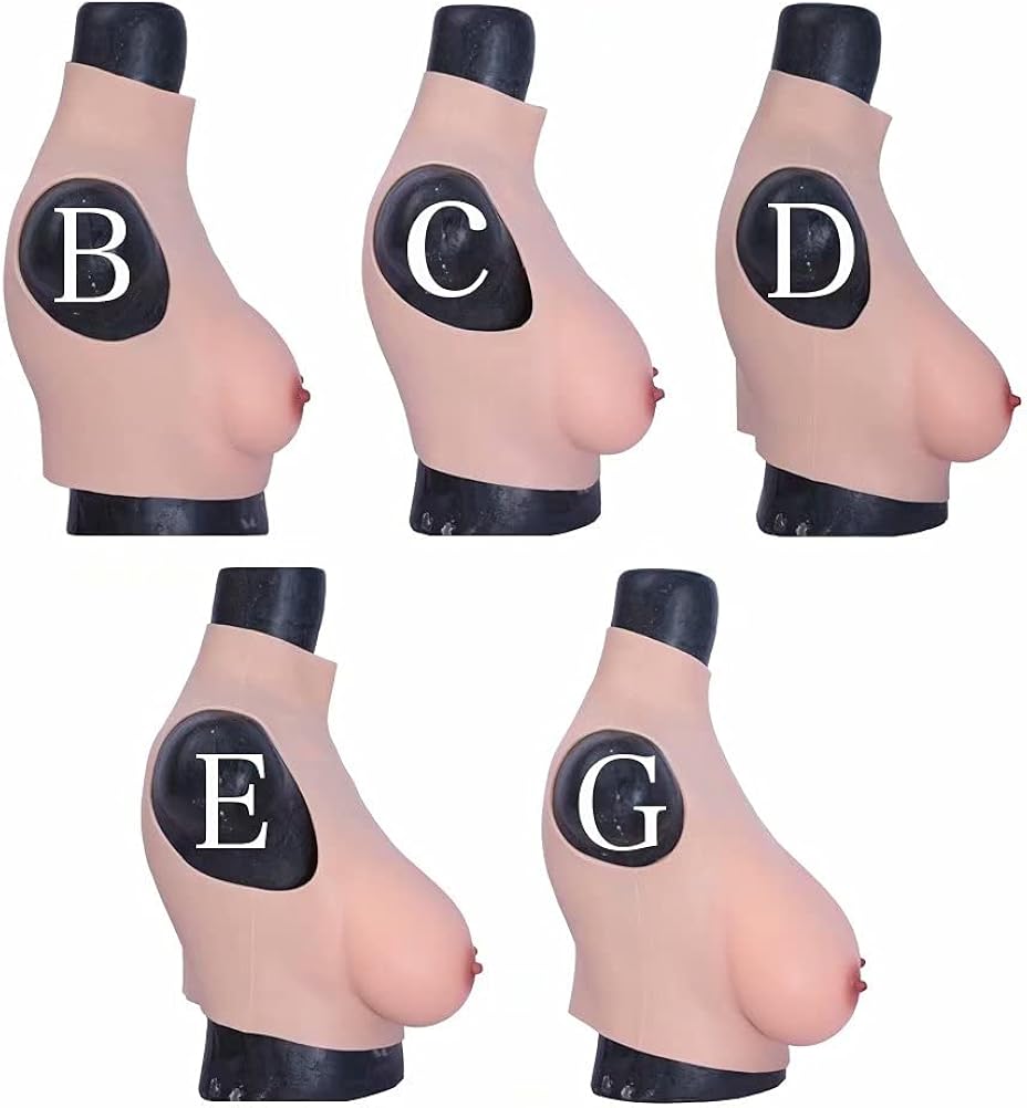 Vista 5 de Huibaijia - Pechos de silicona para crossdressers Drag Queen Transgénero