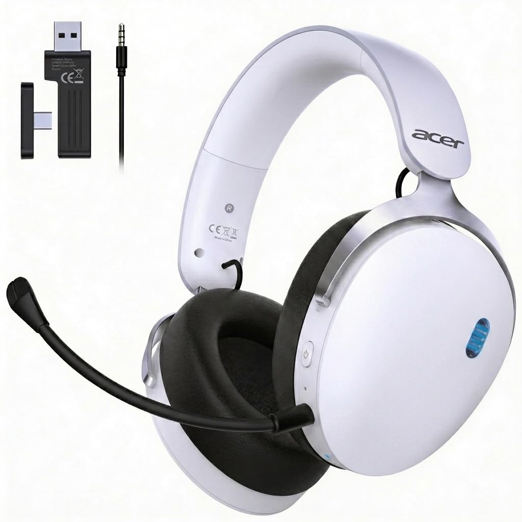 Amazon.co.jp: Acer 2.4GHz Wireless Gaming Headsets for PS5, PS4PC