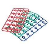 VICASKY 49pcs Colored Raffle Balls Bright Lottery Game Balls for Parties and Activities Lightweight and Portable Bingo Props for Raffle Games