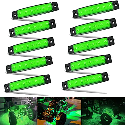UWDESY 10Pcs Led Rock Lights Waterproof 3.8