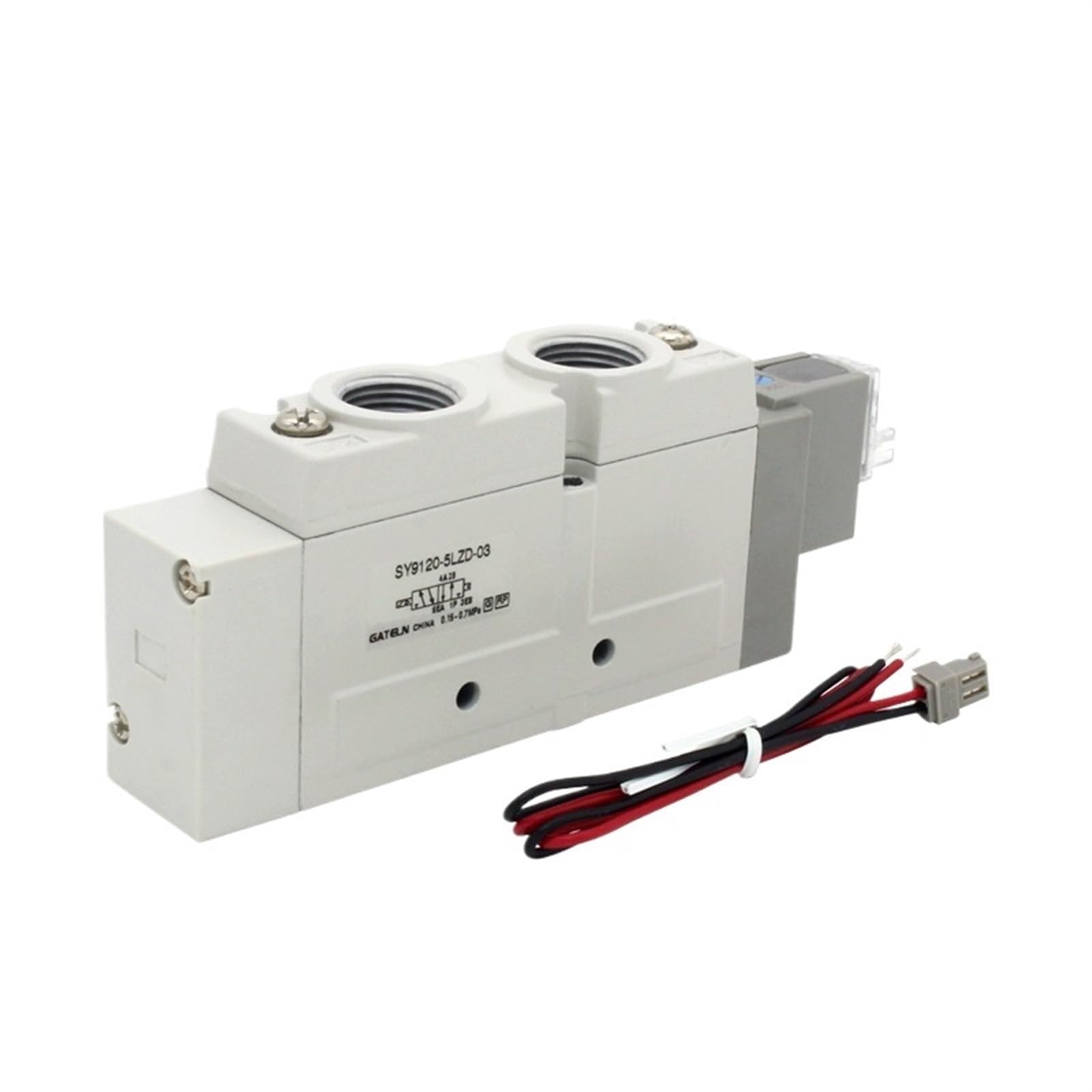 Válvula solenoide de 5 puertos SY9120-4LZD-03 evita fugas de aire en sistemas normalmente cerrados