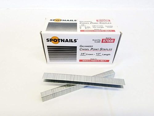 Nueva grapa C08 tapicería alambre fino grapa calibre 22 38 "corona X 12" pierna 71 serie