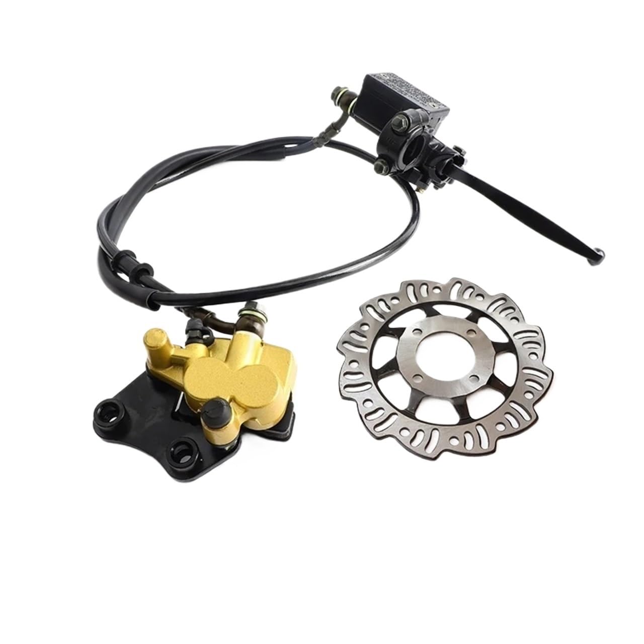 Disco freno flottante 1Set Moto Anteriore Kit Freno A Disco Idraulico Per 110cc 125cc 140cc BBR TTR Scooter Pitbike(Brake disc)