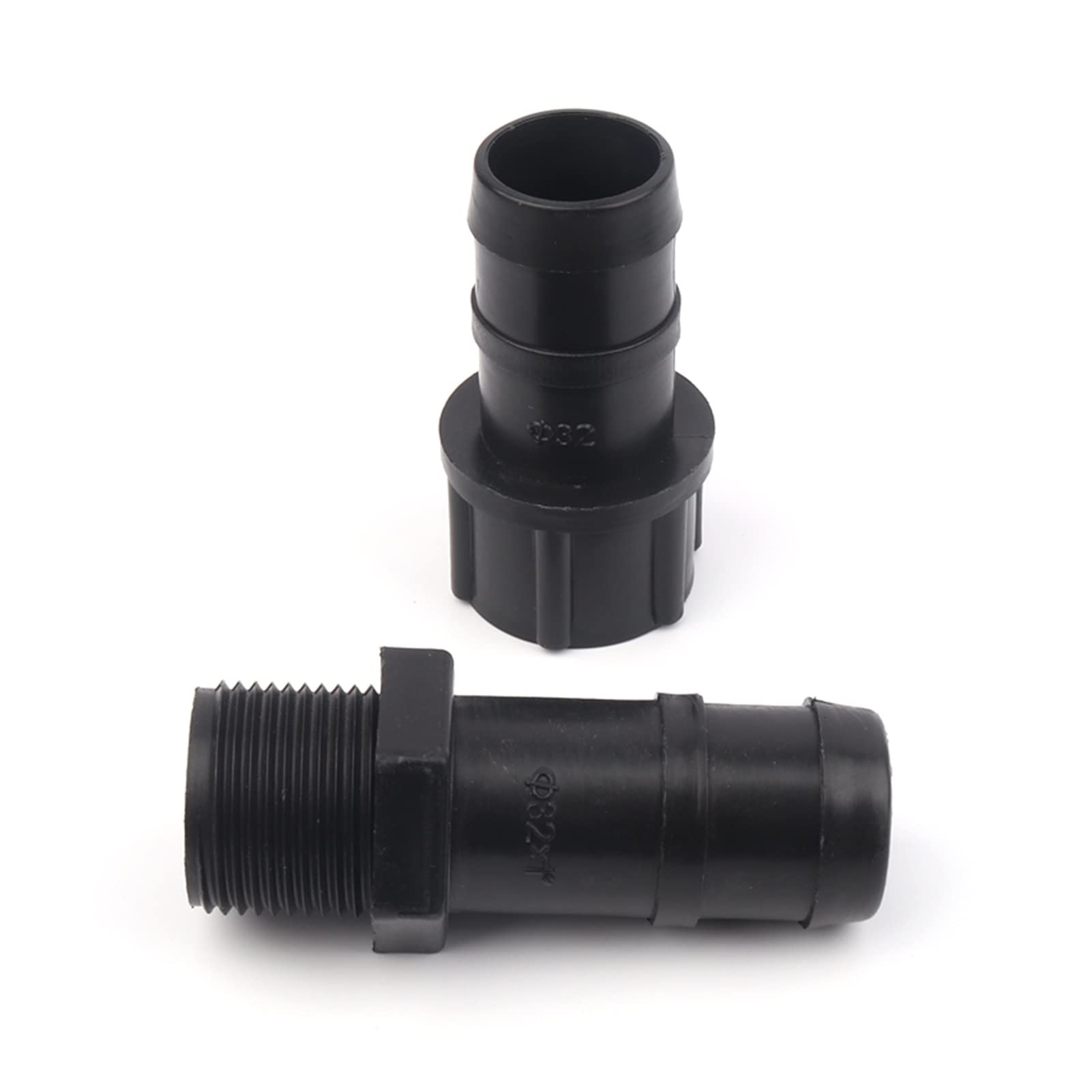Gota de riego de jardinería 5 piezas/lote 3/4 "-3 pulgada a 25-90 mm Conector de irrigación agrícola de la tubería de la tubería del goteo de goteo del goteo del goteo del goteo del goteo