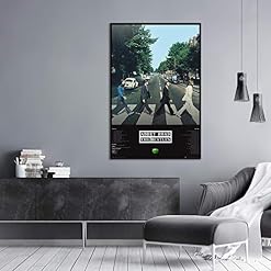 Close Up Poster Beatles Abbey Road Tracks (61cm x 91,5cm) + Un Joli Emballage Cadeau - Les Beatles, Paul McCartney, John Lennon, RIngo Starr, George Harrison Close Up Poster Beatles Abbey Road Tracks (61cm x 91,5cm) + Un Joli Emballage Cadeau – Image 3