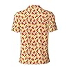 bndga Lobster and Crab Print Stylish Mens Polo T Shirt Polo Shirts Short Sleeve Travel Fitness Outdoor Sports Black #4