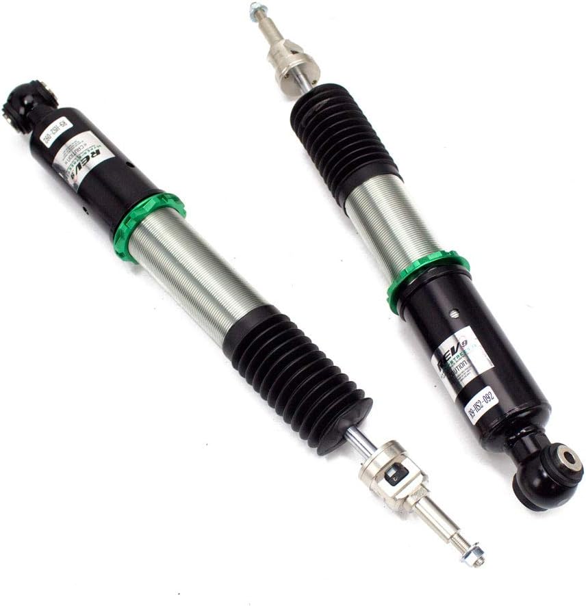 R9-HS2-092_1 compatible with Mercedes-Benz C-Class Sedan RWD (W204) 2007-14 Hyper-Street II Coilover Kit w/ 32-Way Damping Force Adjustment Lowering Kit by Rev9, 32 Damping Level Adjustment