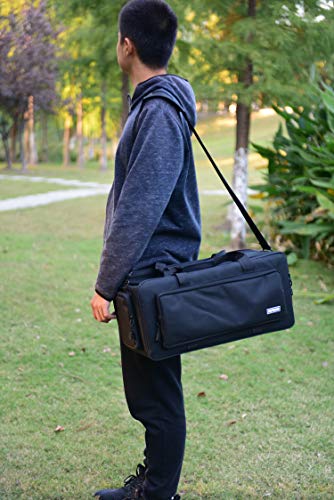Bodyguard, Bolsa para cámara de Foto tamaño XXXL, Bolsa de Camara Grande, Bolsa para cámara de Fotos y Video, Bolsa Grande con división Interna Variable, 9 Compartimentos - imagen 6