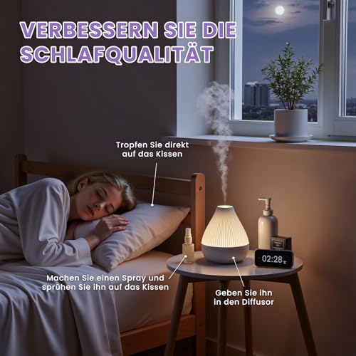 EVOKE OCCU Lavendelöl 118ml, reines Lavendel ätherisches Öl für Diffusor Haut Massage Kerze Seife machen- 4 FL Oz
