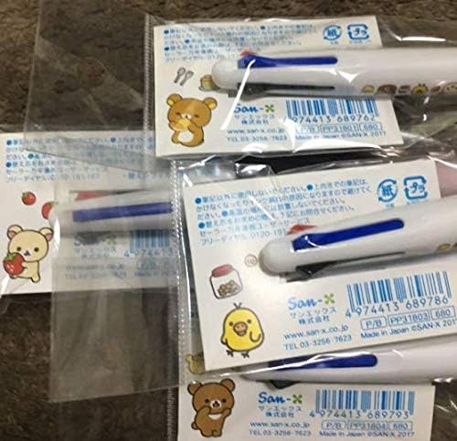 Amazon Co Jp リラックマ ローソン 限定 ボールペン コリラックマ キイロイトリ チャイロイコグマ 文房具 オフィス用品