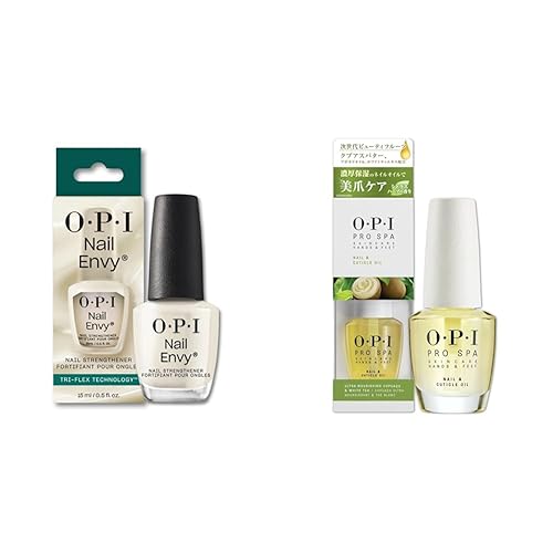 B0C46WYNY8_image_0 OPI Nail Envy, tratamiento de fortalecimiento de uñas, uñas más fuertes en 1 semana, fórmula vegana, 0.5 onzas líquidas y aceite de uñas y cutículas