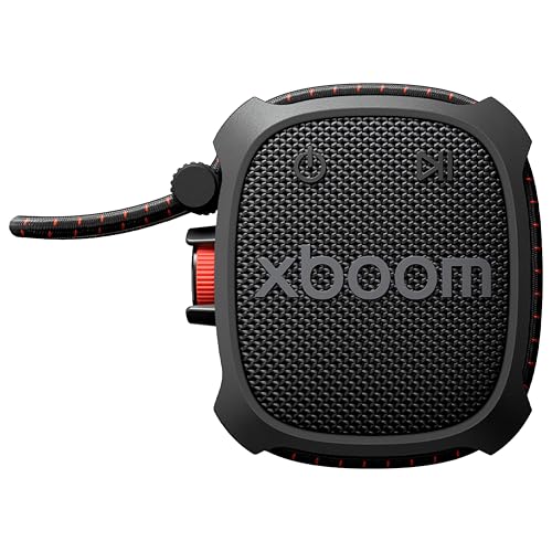 LG xboom Rock by will.i.am, Portable Outdoor Bluetooth Speaker, up