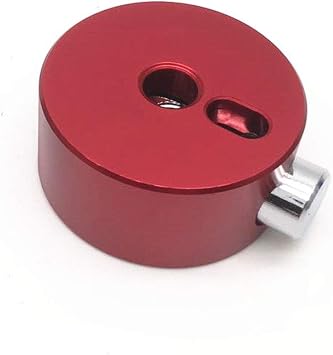Liyafy 1pc Aluminum Alloy Quick-set Cymbal Mate Nut for Percussion Instrument Parts Red