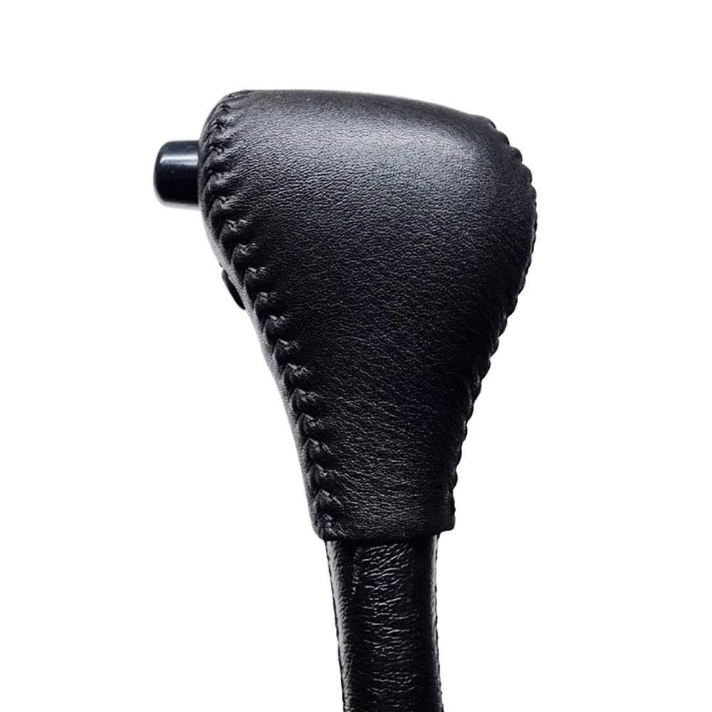 Ydxherta Black Real Leather Gear Shift Knob Cover For Toyota For Prado Lc95 For Camry 2.2 Auto Parts(Black)