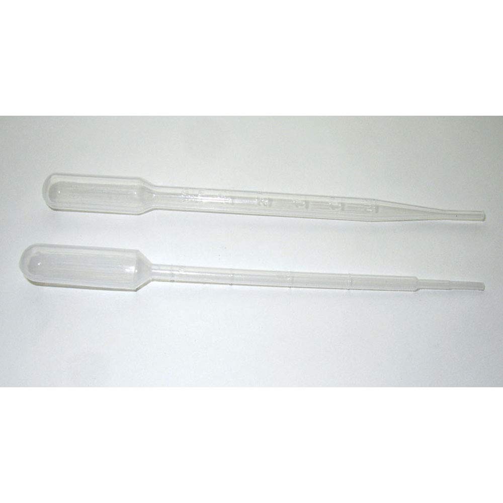 Disposable Transfer Pipette, 2ml Capacity, Graduated to 1ml, 500 Pipettes/Unit