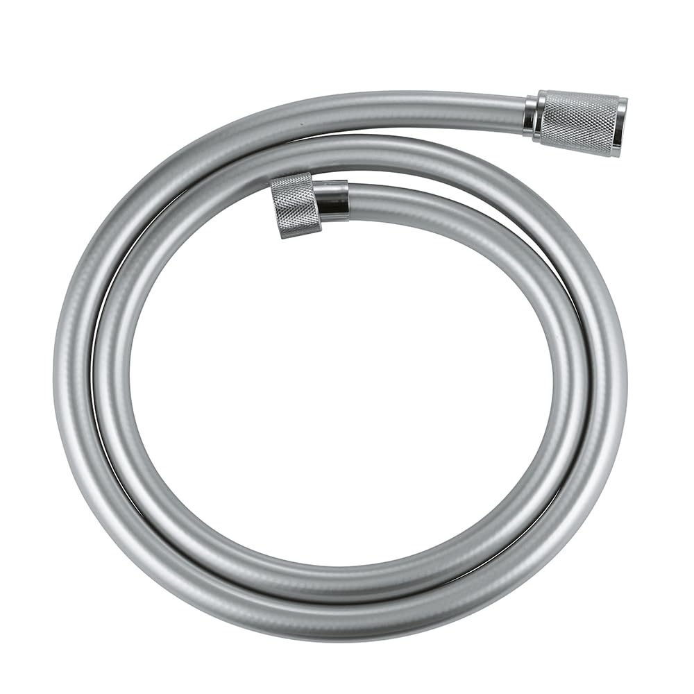 Grohe Silver Flex Hose With Swivel Connector For Twistfree Function, 1500 Mm, 28364001
