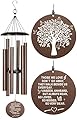 Sympathy Wind Chimes, 40" Memorial Wind Chimes for Loss of Loved One, Sympathy Memorial Bereavement Gift,in Memory of Loved One Loss of Mother Father?Home Decor Garden Patio Outdoor (Copper)