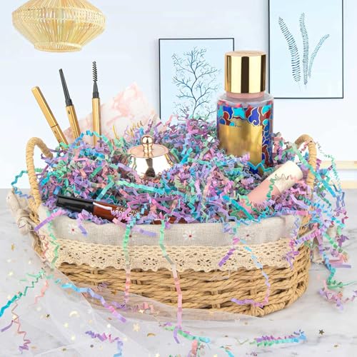 Image of Caleihd Crinkle Cut Paper Shred Filler Gift Cushion Streamer Multi-color