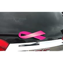 Cause Riboon WiperTags in Various Styles and Colors Attach to Vehicle Rear Wiper Blades or Bumpers. Made in USA. Detachable and Interchangeable with Hundreds of Designs. Pink Ribbon