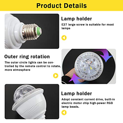 Boule Disco Bluetooth avec télécommande et projecteur LED musical - 4