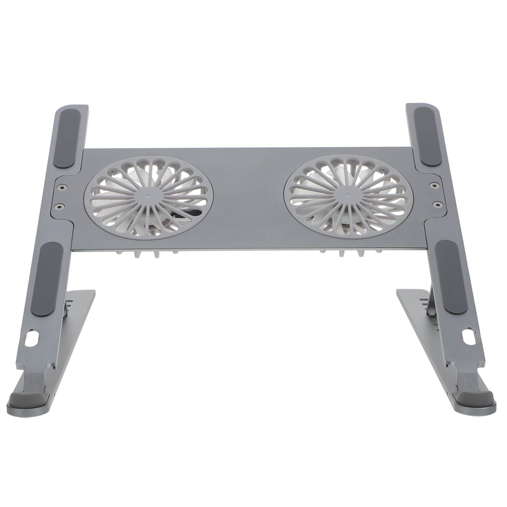Homoyoyo Supporto Raffreddamento Notebook Supporto Portatile Regolabile in Lega di Alluminio Doppia Dissipazione e Ventilazione Interna ed Esterna per Laptop