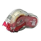 Dispone de recambio Plus Japan Plus Glue Roller MX - Pegamento cinta permanente, 15 mm x 12 m, expositor 10 unidades