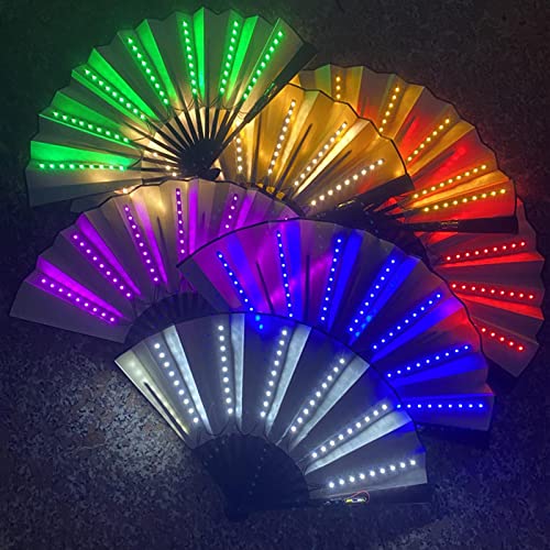 Generic Acessórios para ventiladores dobráveis Decoração Handheld Night Show Suprimentos de Durável