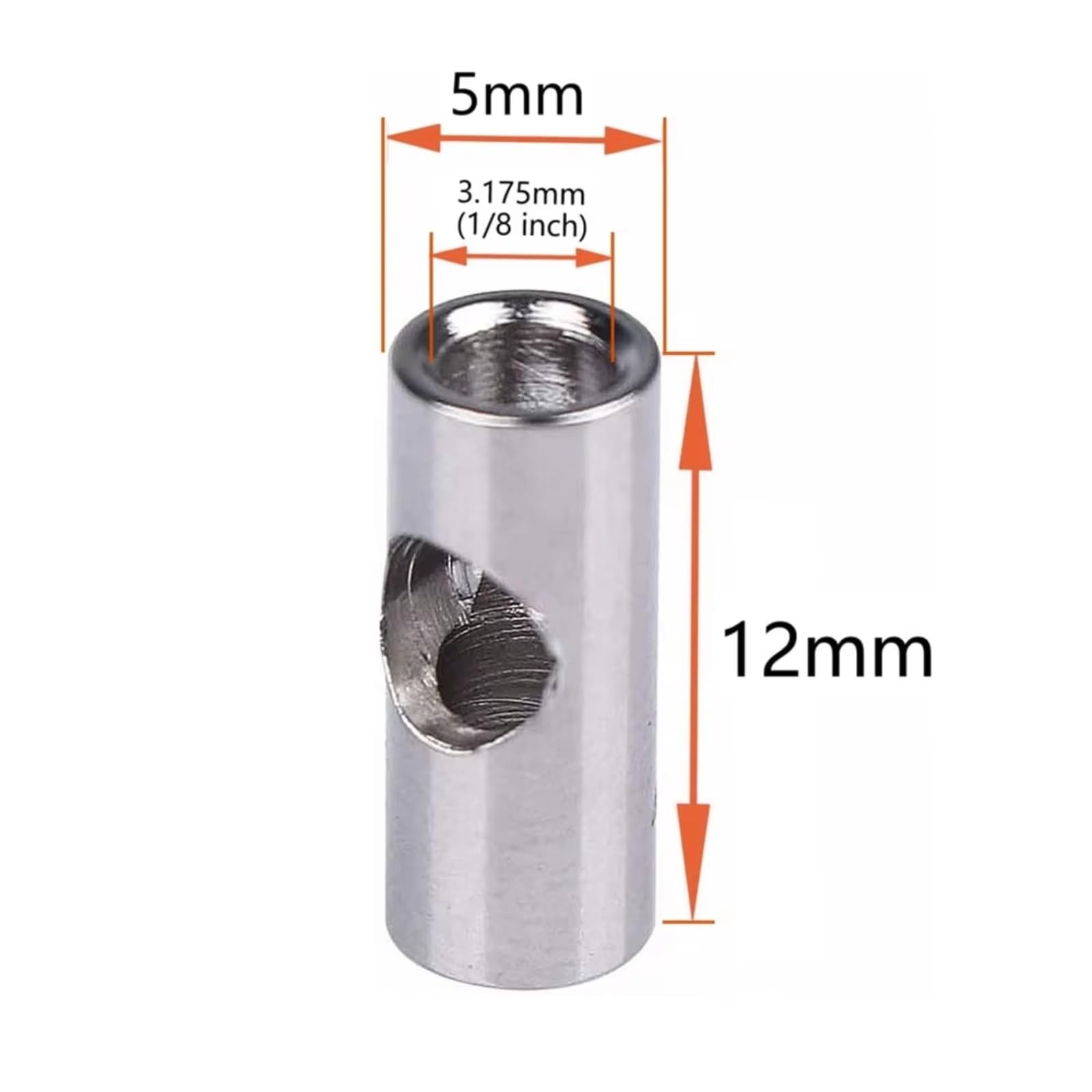Ricambi Crawler RC Per RC Auto Aggiornamenti Parti Accessori Componenti Motore Assale 3.17mm A 5mm Cambio Albero Adattatore Manica Per 3650 540 550 Motore 3 Pz