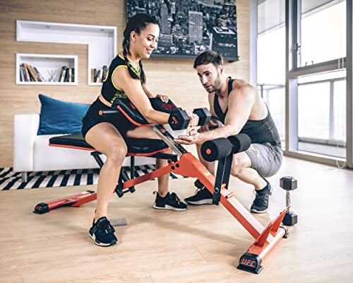 Ufc Octagon Dumbbells- 2.5Kgs (5.5Lbs), Hex Alloy Steel And Rubber Coated Workout Exercise Home Gym #TOP6