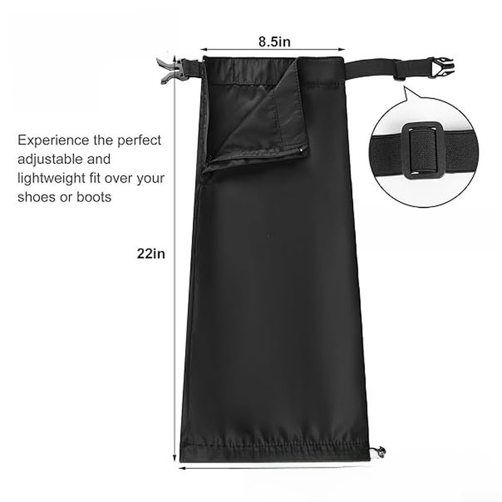 2 pares de protectores de piernas para desbrozadora de tela Oxford, cortinas impermeables y ajustables para jardinería y agricultura, costuras resistentes para un trabajo seguro al aire libre (600D)