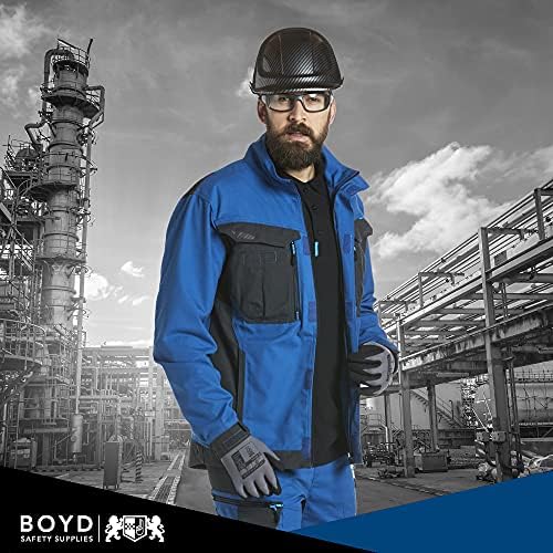 Boyd Safety Supplies Carbon Look Endurance Vented Hard Hat With Wheel Ratchet Adjustment And 6 Point Textile Safety Helmet Chin Strap