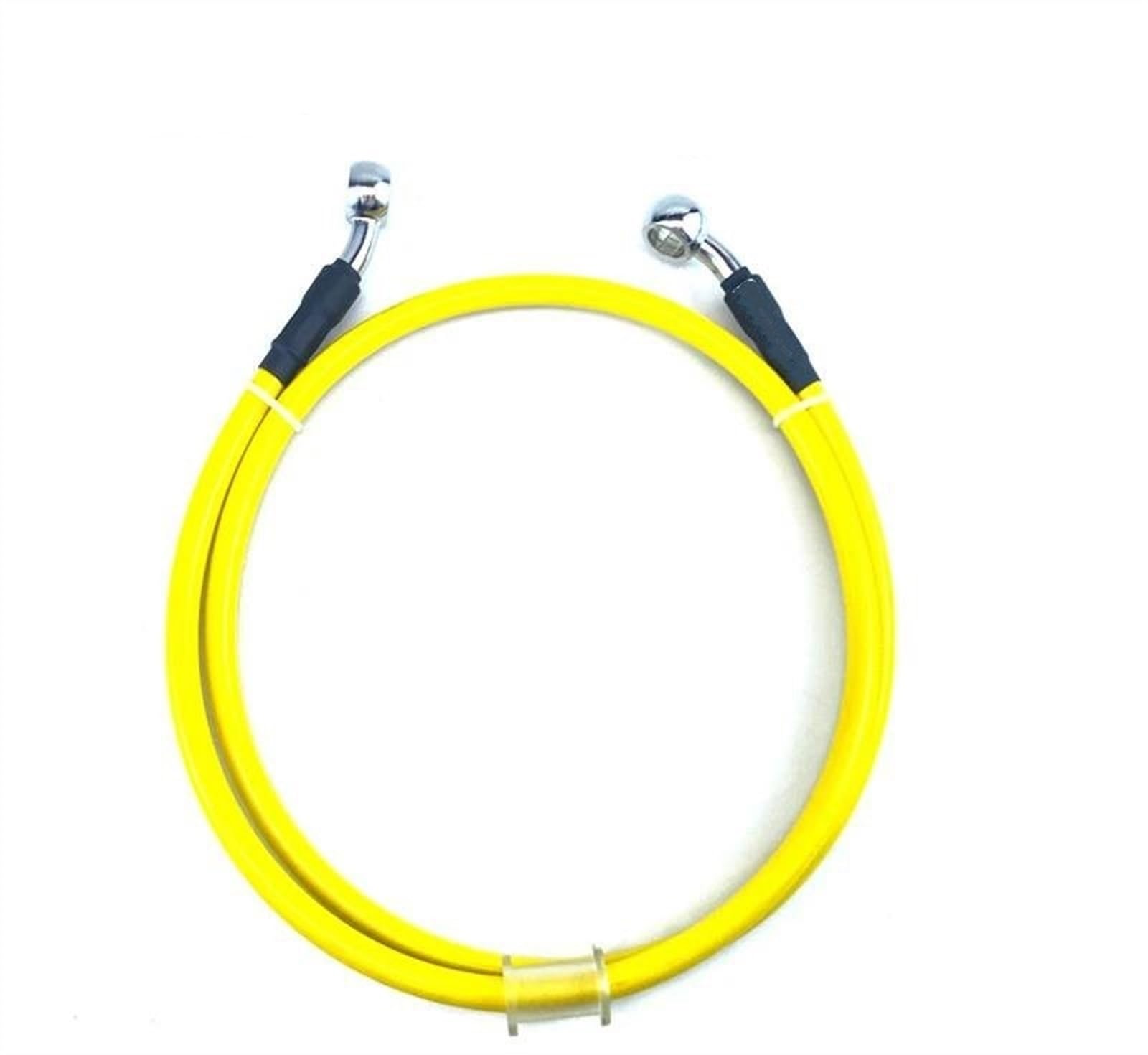 Ksxzw Yellow Motorbike Part Motorbike Brake Hose Motorcycle Stainless Steel Clutch Oil Pipe Line 40Cm/400Mm(Yellow)