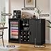 Aauro Home Fluted Wine Bar Cabinet with Fridge (Fridge Included), 47