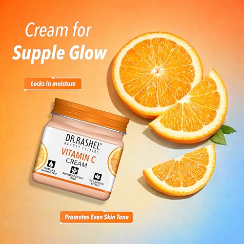 Image of Dr. Rashel Vitamin C Facial Kit, 4-Piece Set with Scrub, Gel, Cream and Face Pack (45ml Each)