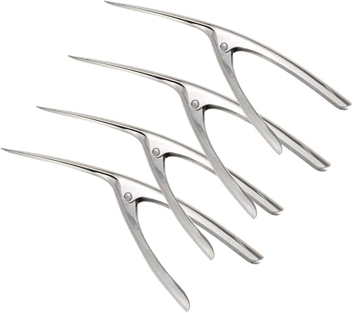 Yarstar 4 piezas de pelador de camarón de marisco herramientas de acero inoxidable ShrimpMantis Shrimp Peeling