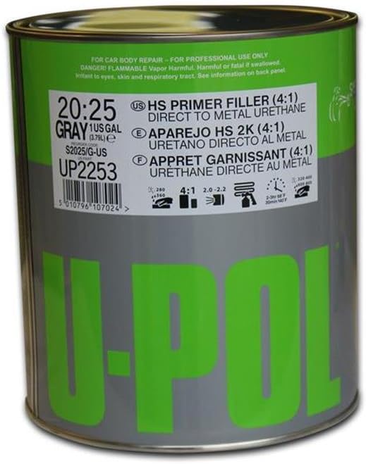 UPol Products 2253 System 2025 DTM 2K Hs Urethane Primer
