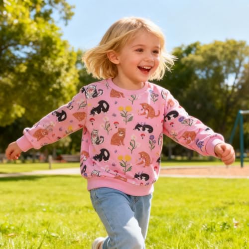 Image of Hongshilian Unisex Kids Cute Cartoon Cotton Sweater Shirt