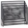 Zeller Newspaper Stand Mesh, Charcoal, 32 x 9 x 29.5 cm