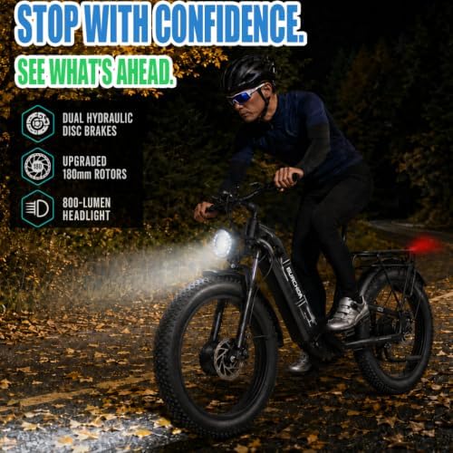 Dual Motor Electric Bike for Adults AWD 5000W/3000W/1500W Peak 40MPH/30MPH image 35