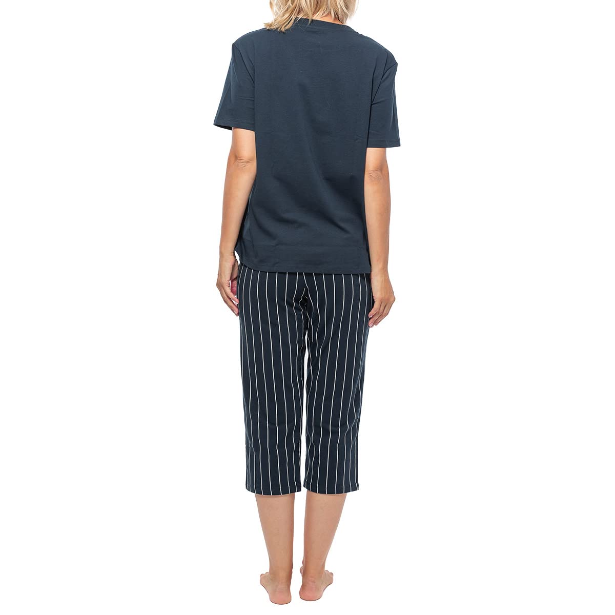 Schiesser - Mix - Damen - Organic Cotton - Schlafanzug 3/4-Länge - Pyjama - Nachtwäsche