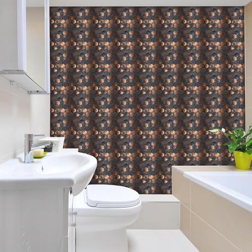 Image of 36 PC Pack (6 X 6) Thin Art Artistic Bohemian Peel and Stick Wall Sticky Backsplash Vinyl Waterproof Removable Tile Sticker Decals for Bathroom & Kitchen, (v, 6x6 inch)