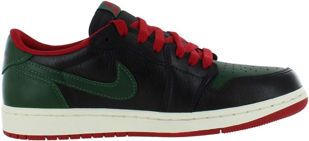Nike Jordan Women's 1 Retro Low OG Black/Gorge Green-Varsity Red (CZ0775 036) - 8